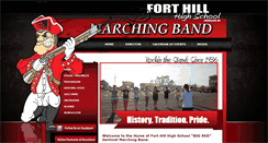 Desktop Screenshot of forthillband.com